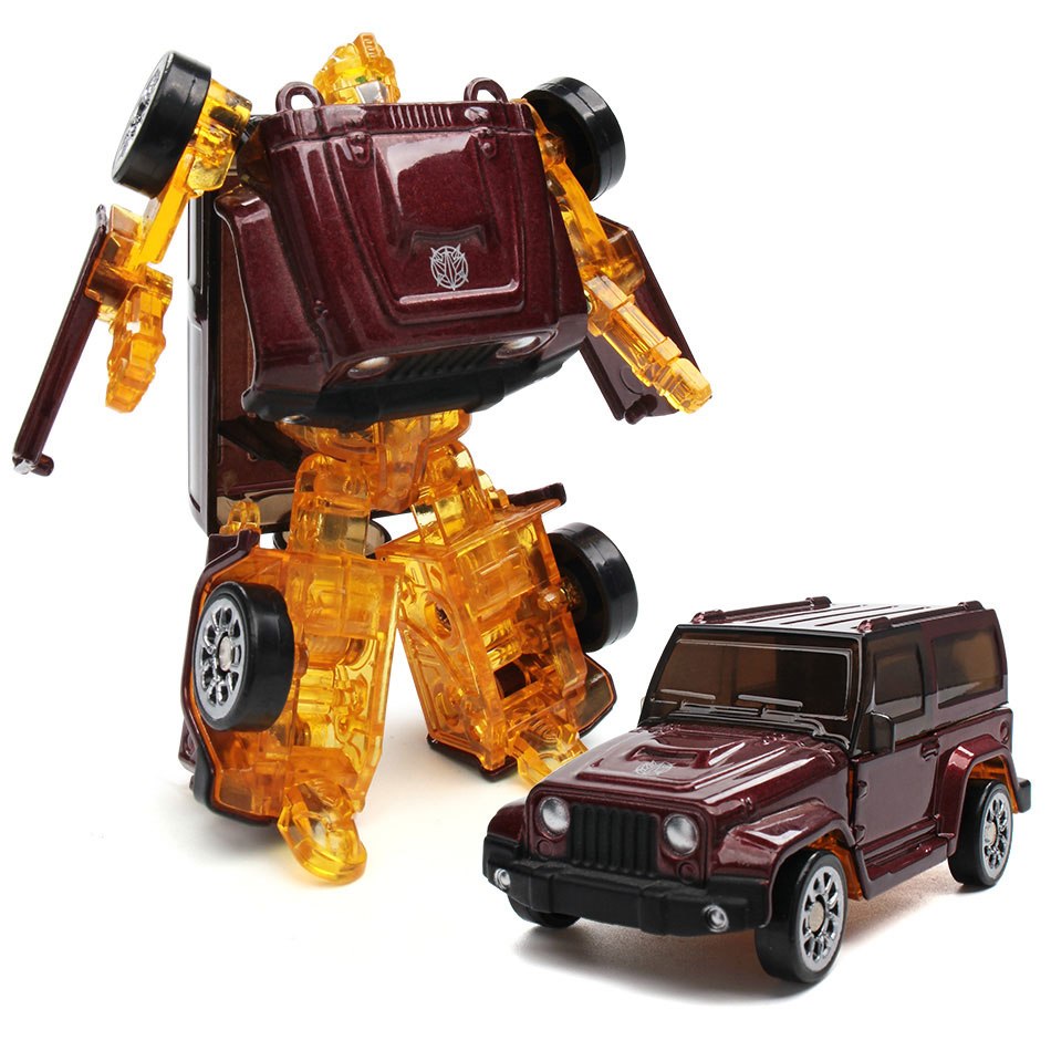 Alloy Transforming Robot Car Model Toy