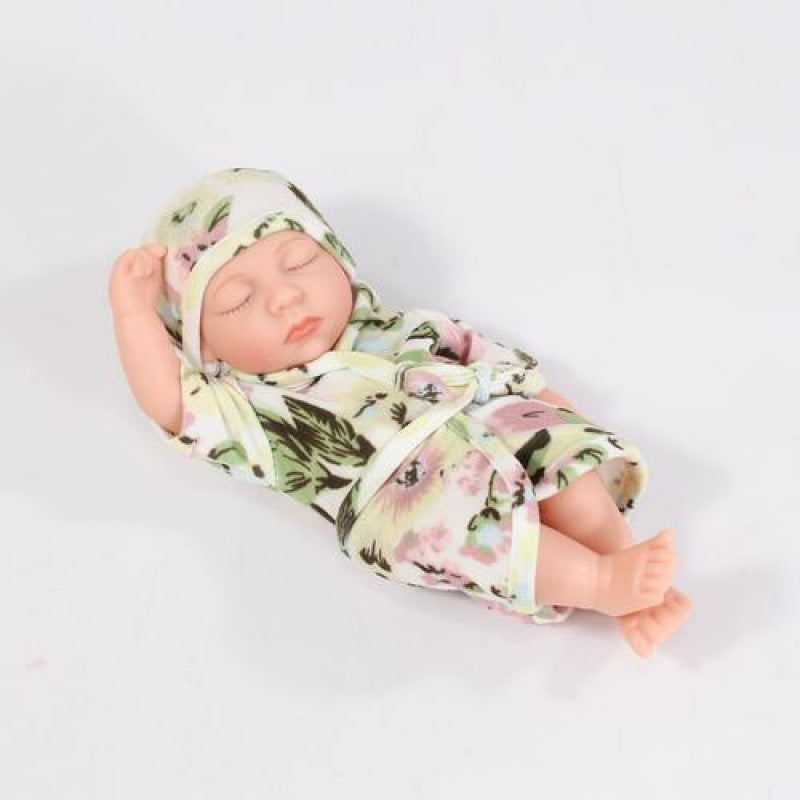Mini Muñeca Bebé de Silicona Suave - Lindo Regalo para Niñas