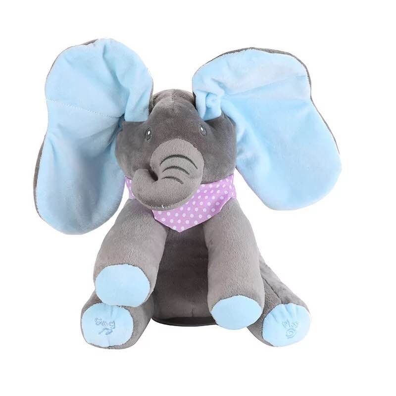 Elefante Musical de Peluche Personalizable para Niños
