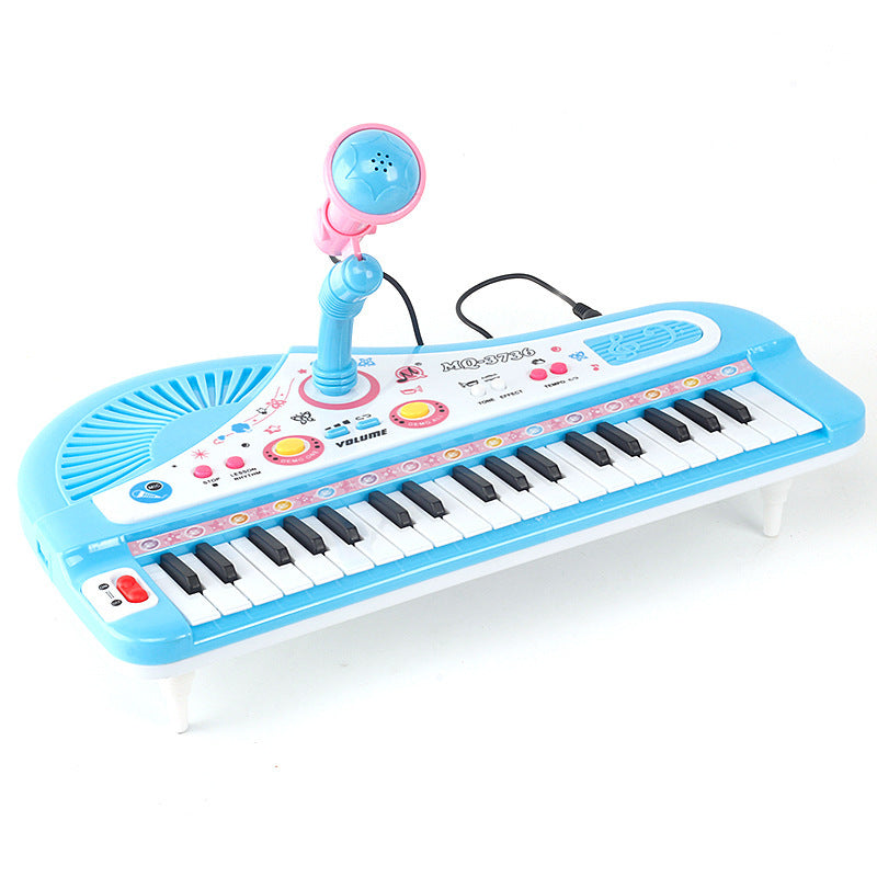 Kids' 37-Key Fun Keyboard with Mic