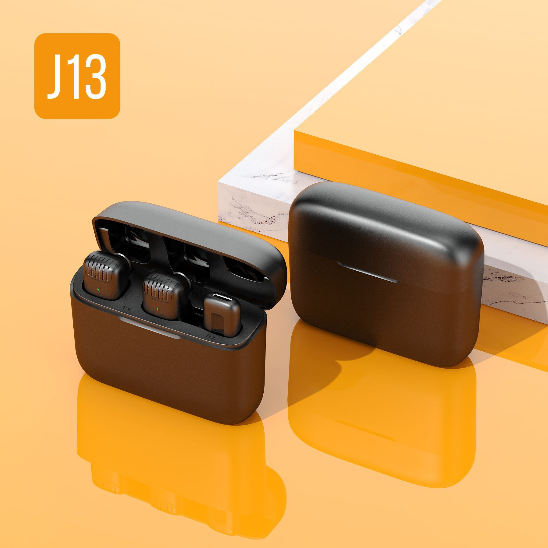 Wireless Lavalier Microphone with Charging Case