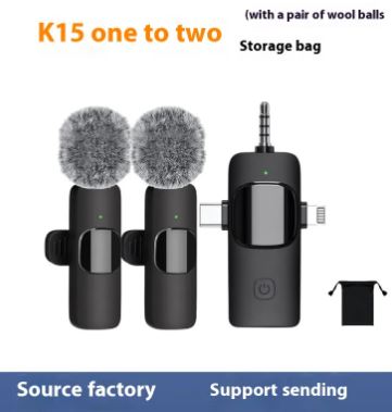 Wireless Collar Clip Microphone