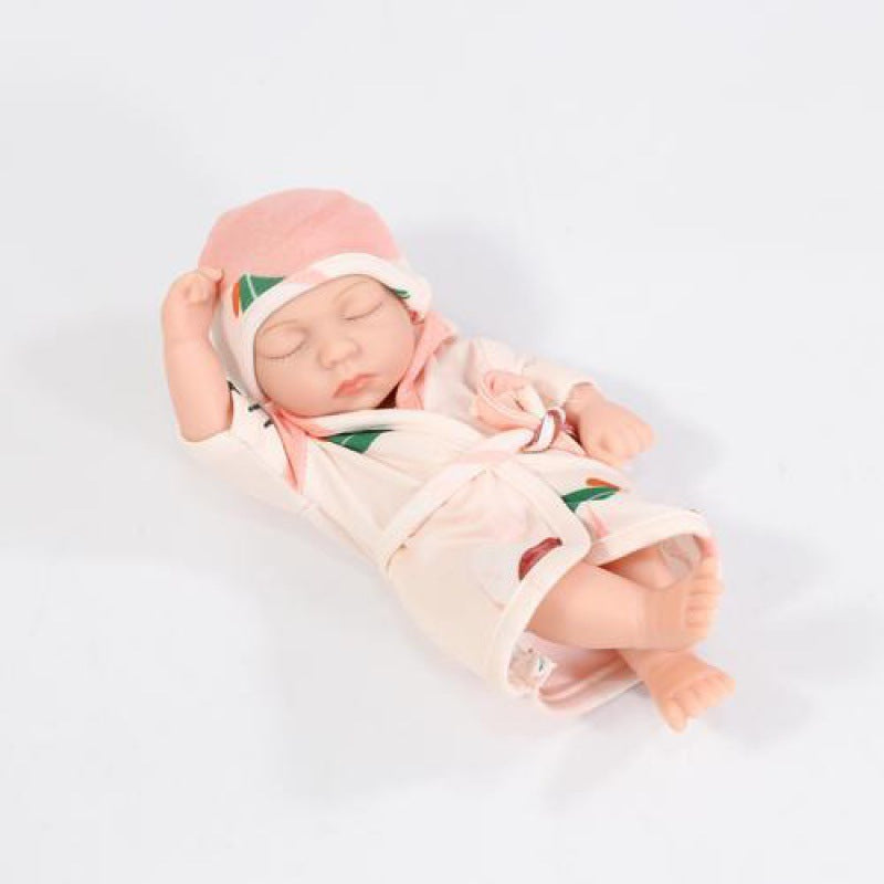 Mini Muñeca Bebé de Silicona Suave - Lindo Regalo para Niñas
