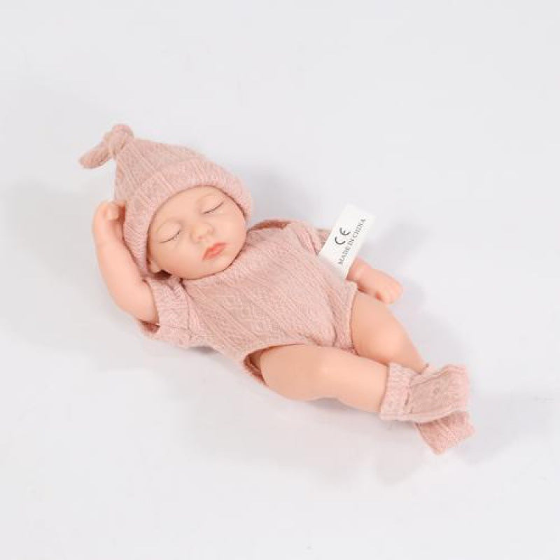 Mini Muñeca Bebé de Silicona Suave - Lindo Regalo para Niñas