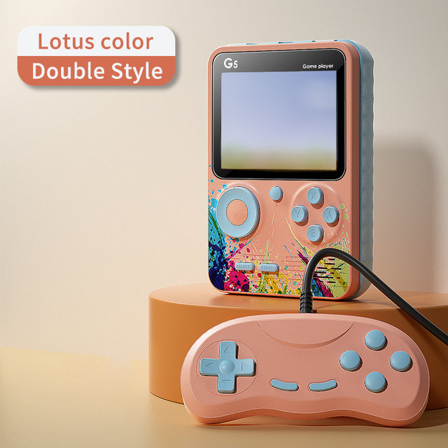 Portable Retro Game Console for 2 Players with 500 Games