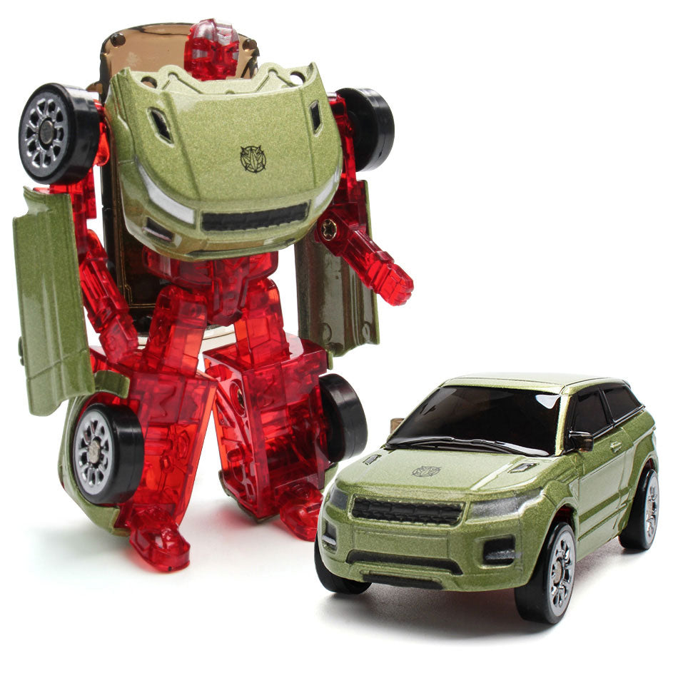 Alloy Transforming Robot Car Model Toy