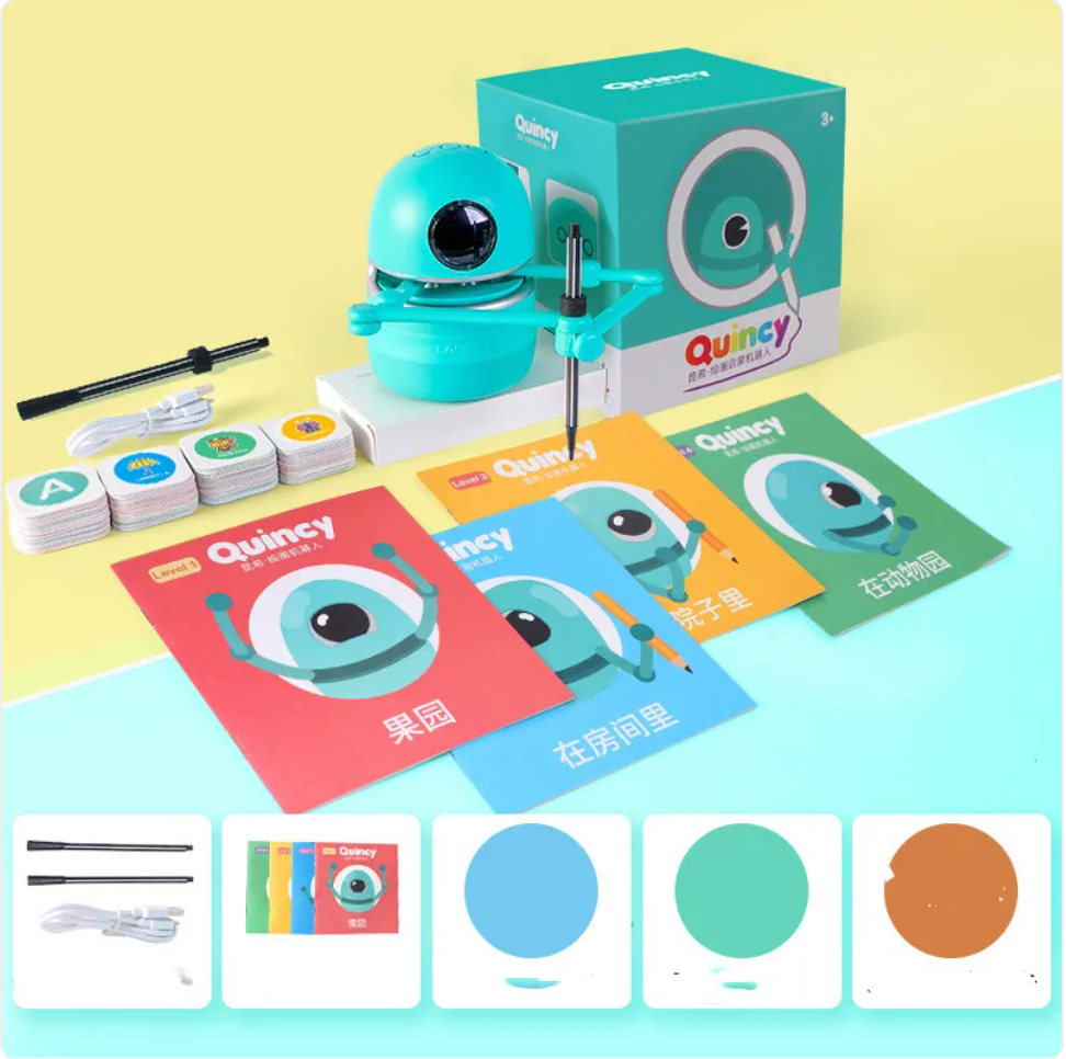 Robot pintor para niños y estudiantes