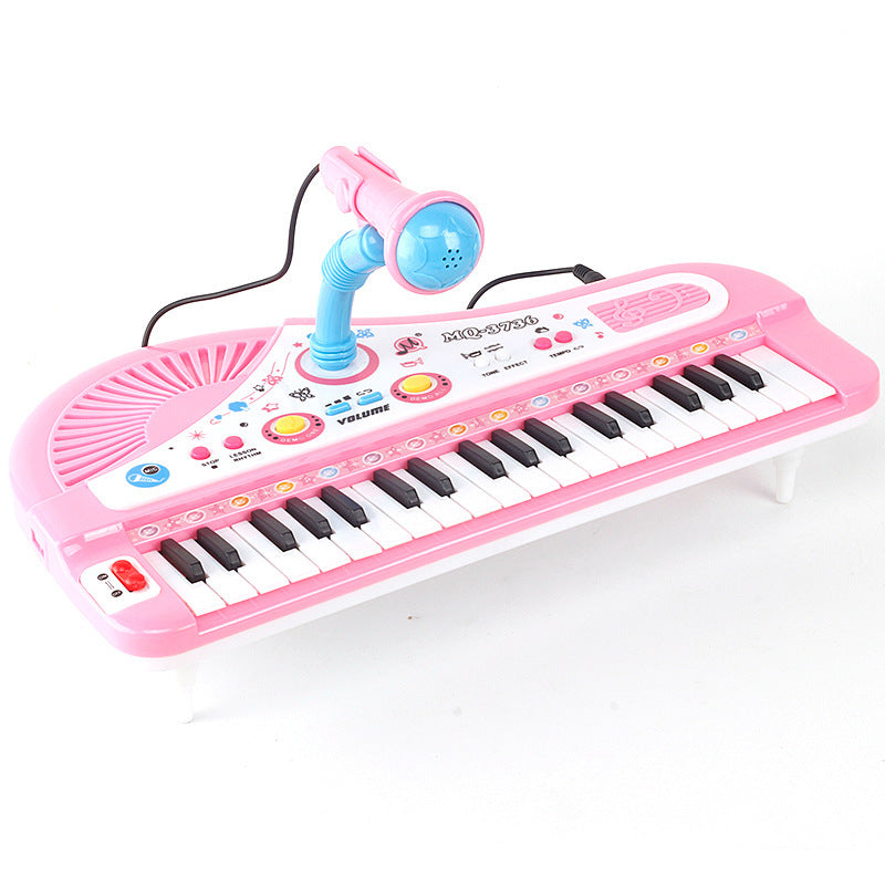 Kids' 37-Key Fun Keyboard with Mic