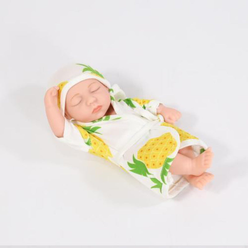 Mini Muñeca Bebé de Silicona Suave - Lindo Regalo para Niñas