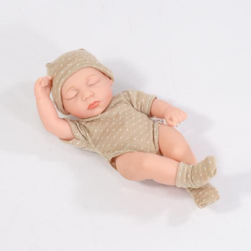 Mini Muñeca Bebé de Silicona Suave - Lindo Regalo para Niñas