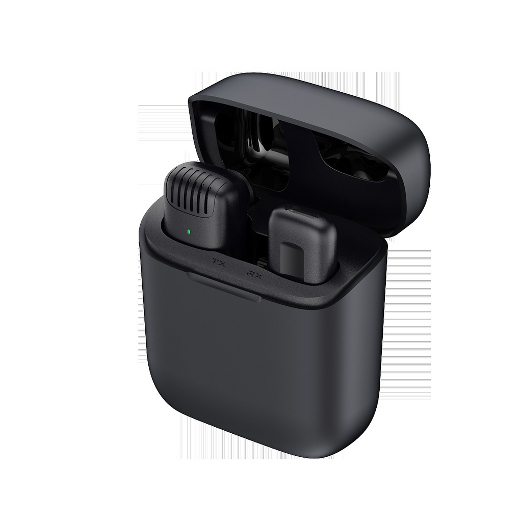 Wireless Lavalier Microphone with Charging Case