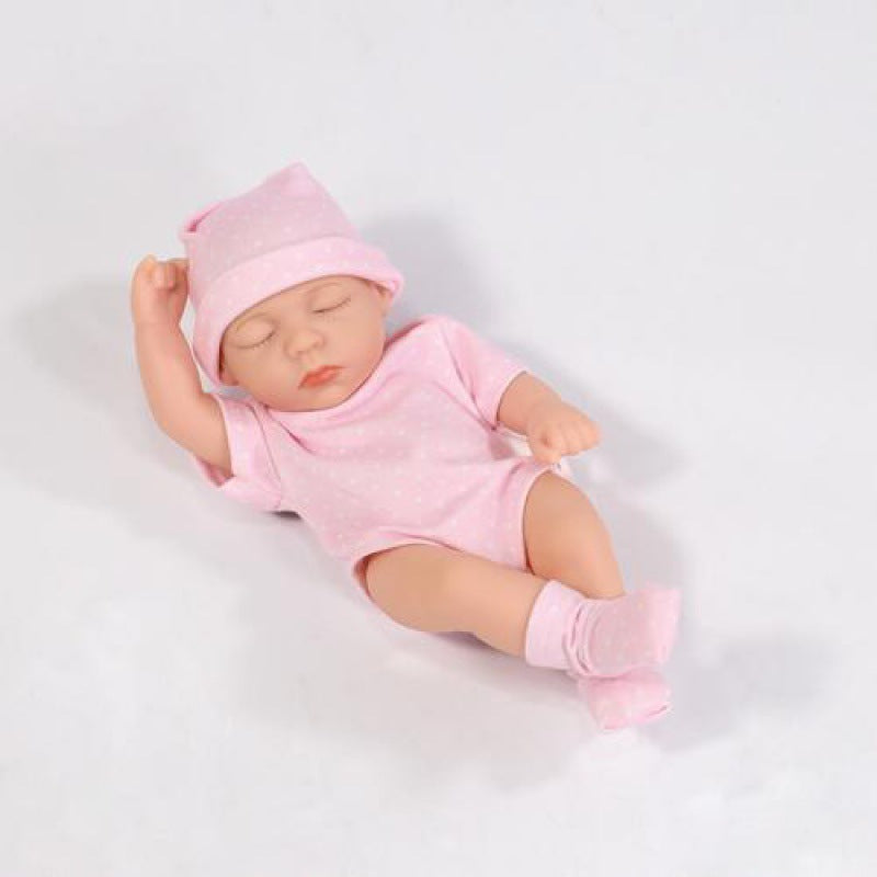 Mini Muñeca Bebé de Silicona Suave - Lindo Regalo para Niñas