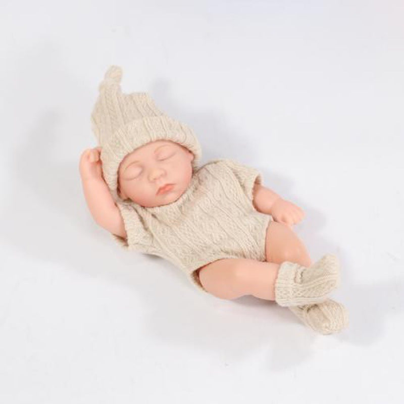 Mini Muñeca Bebé de Silicona Suave - Lindo Regalo para Niñas