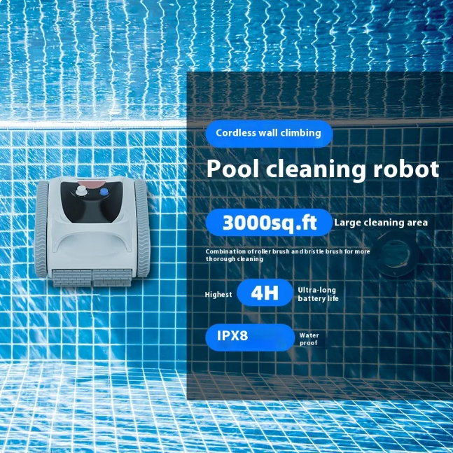 Robot inteligente de limpieza de piscinas