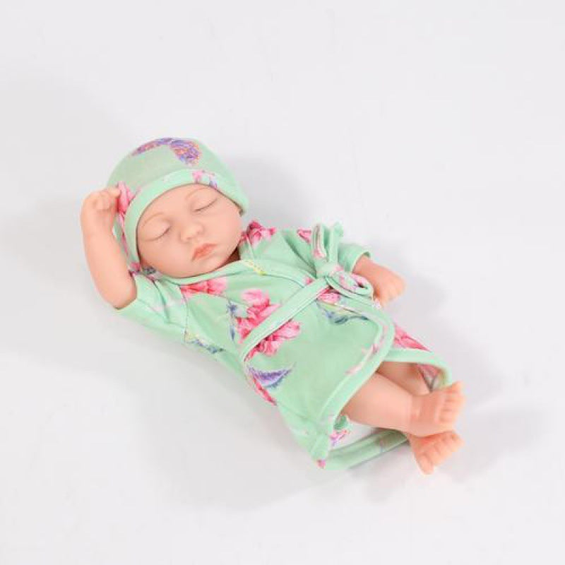 Mini Muñeca Bebé de Silicona Suave - Lindo Regalo para Niñas