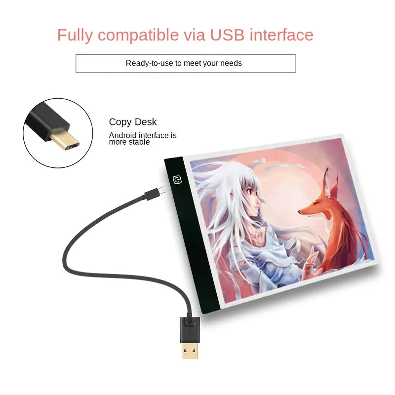 Digital Sketching Board with Adjustable LED Light